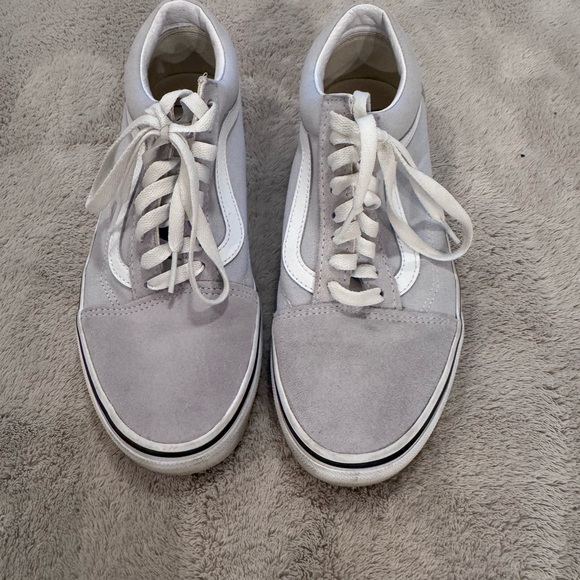 Vans Other - Vans White and Gray Skater Sneakers Men’s  size 7.5  Women’s size 9